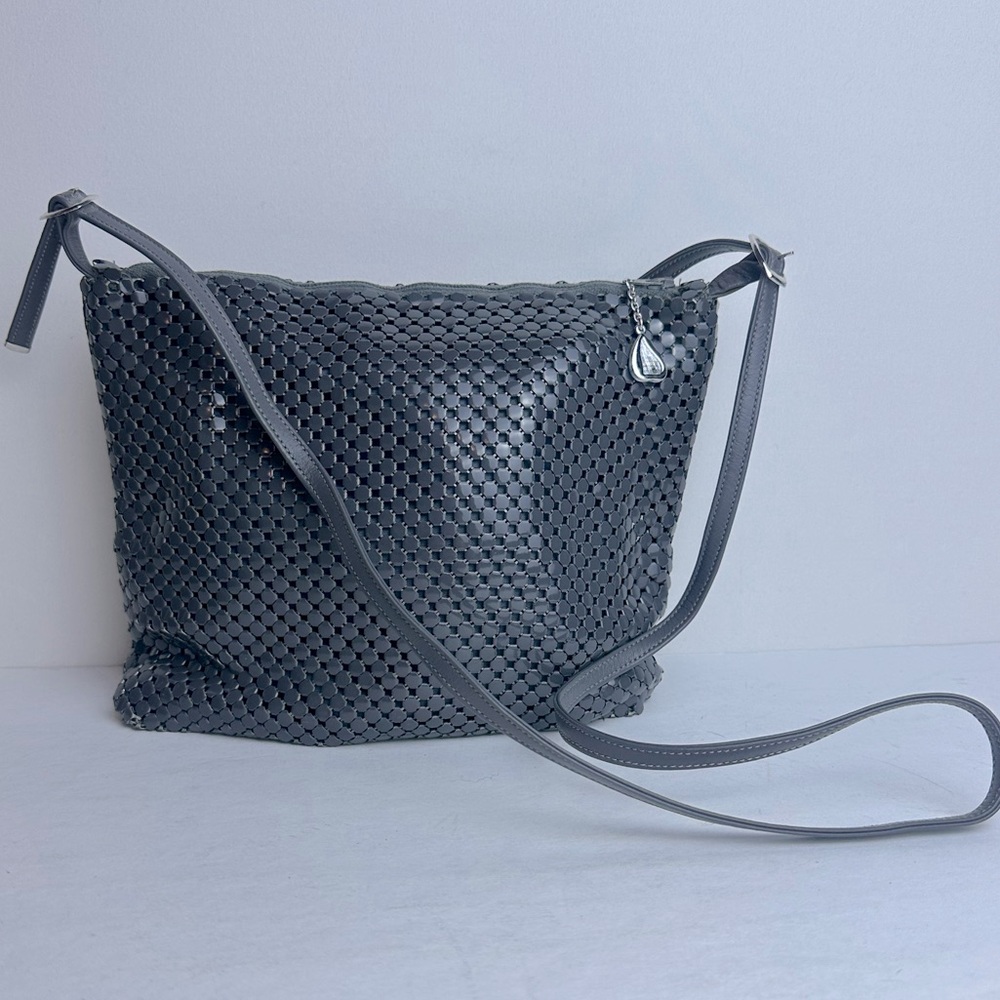 ❗️Vintage Y2K Whiting and Davis Metal Grey Silver Metal Mesh Purse